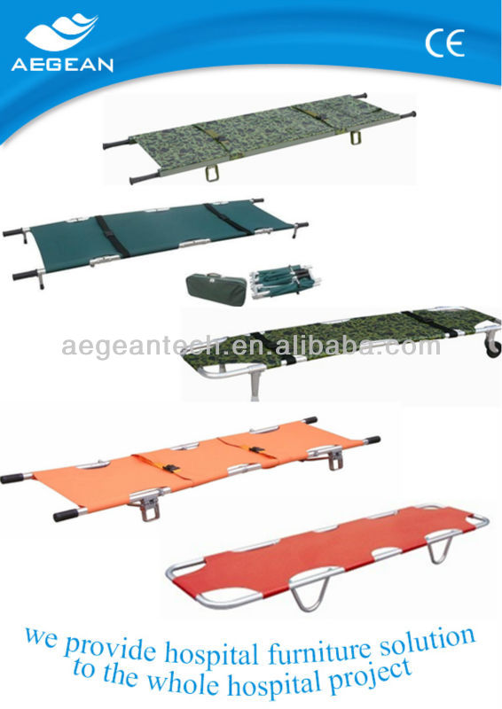 AG-2F intensified military folding stretcher for hospitals